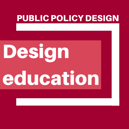 A LOGO THAT SAYS DESIGN EDUCATION, PUBLIC POLICY DESIGN