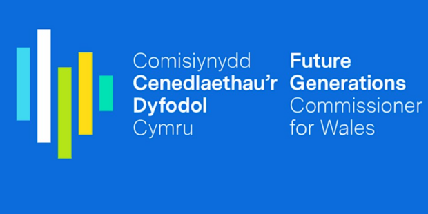 An image that reads 'Future Generations Commissioner for Wales'