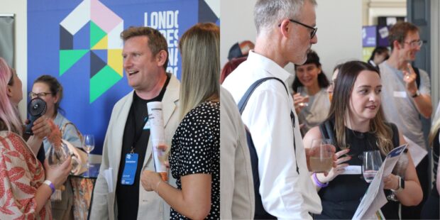 A photo of UK designer leaders visiting the biennale